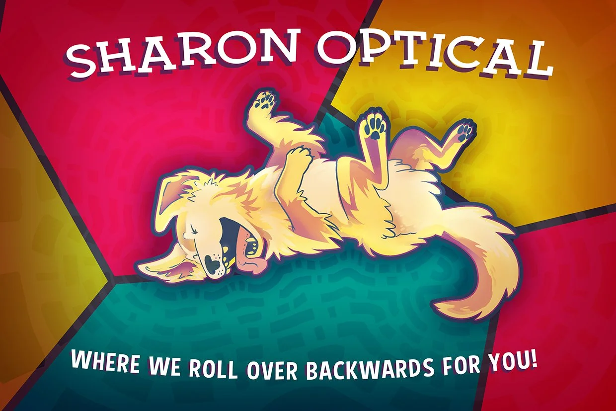 Recall card for a local Optometrist