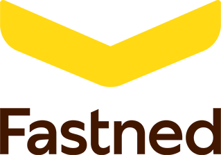Fas'{ted logo with a yellow arrow pointing down