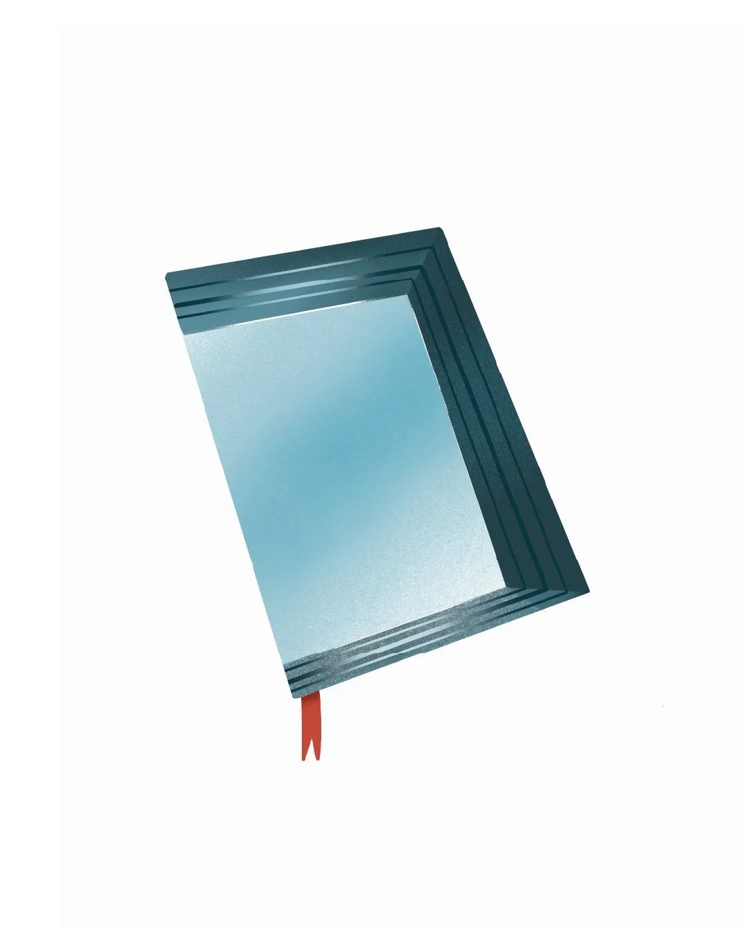 Book that is a window seen from a plane