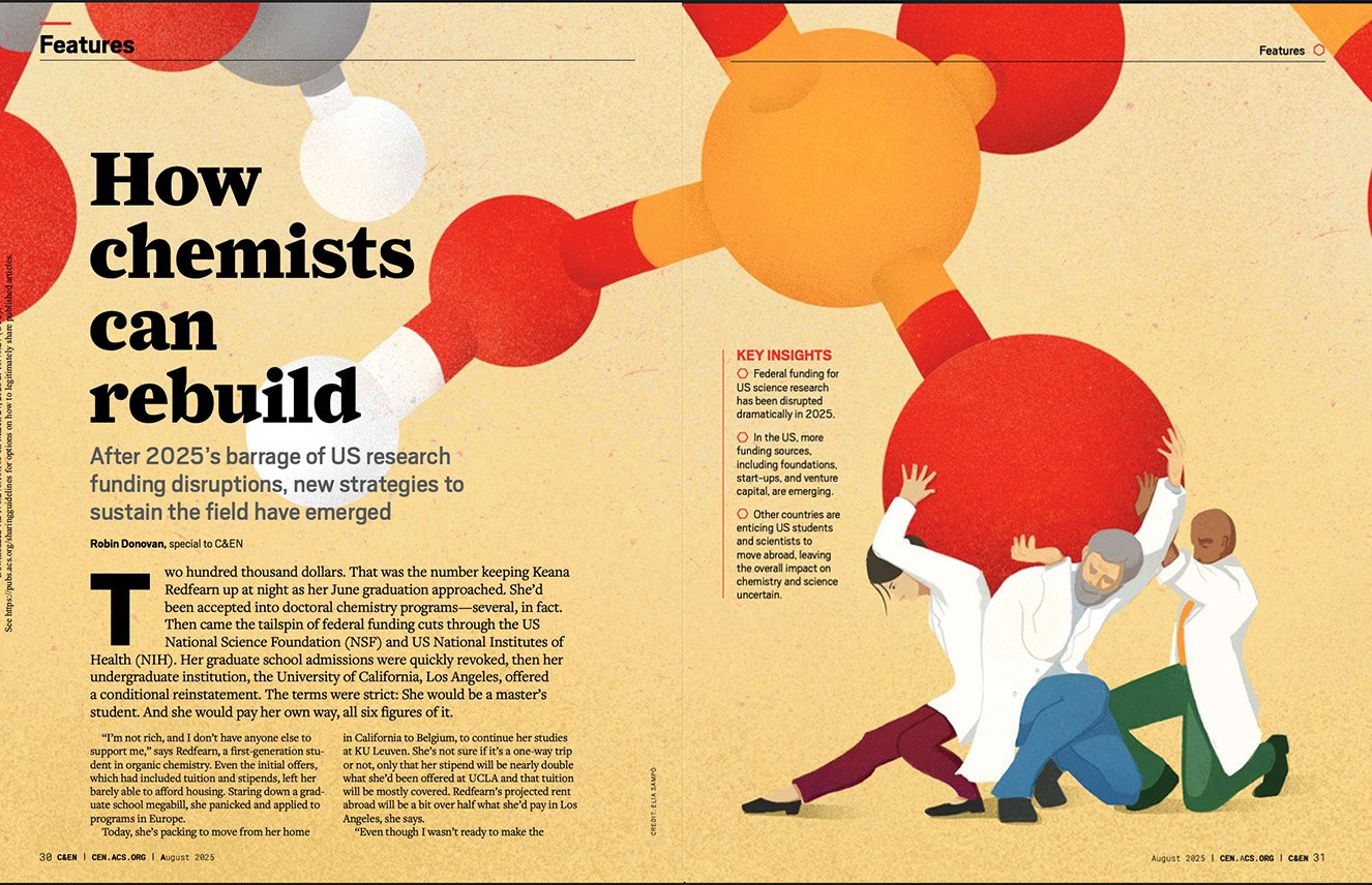 Chemists Conceptual Illustration C&EN