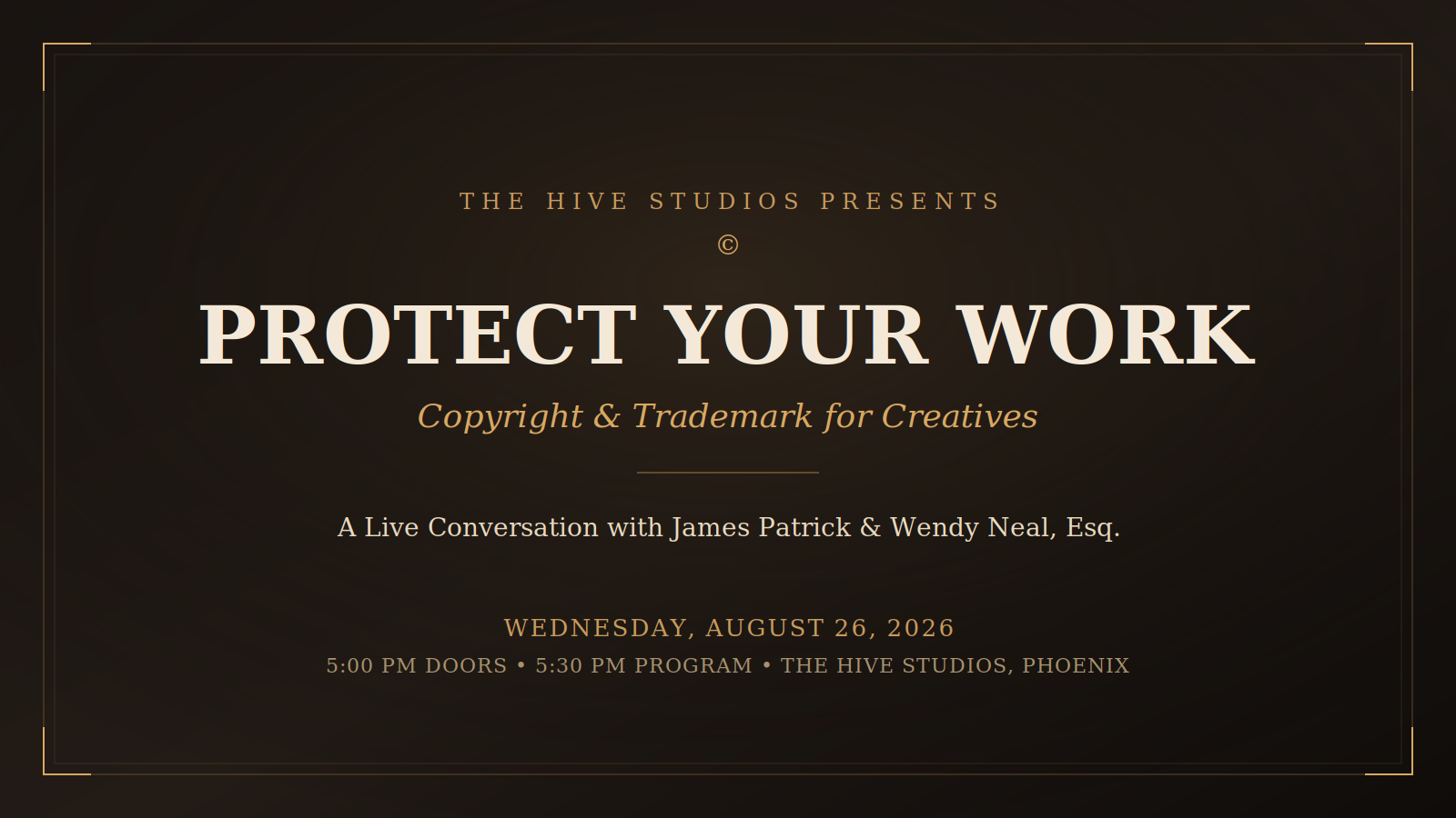 How to Protect Your Work: Copyright &amp; Trademark for Creatives