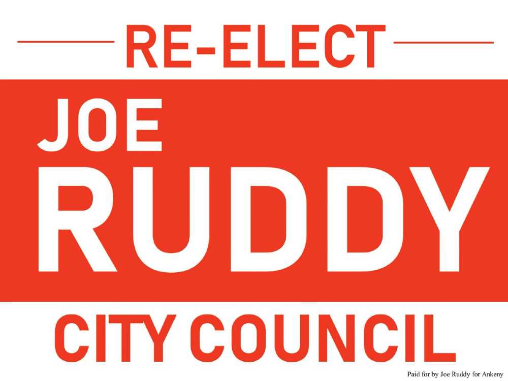 Joe Ruddy For Ankeny
