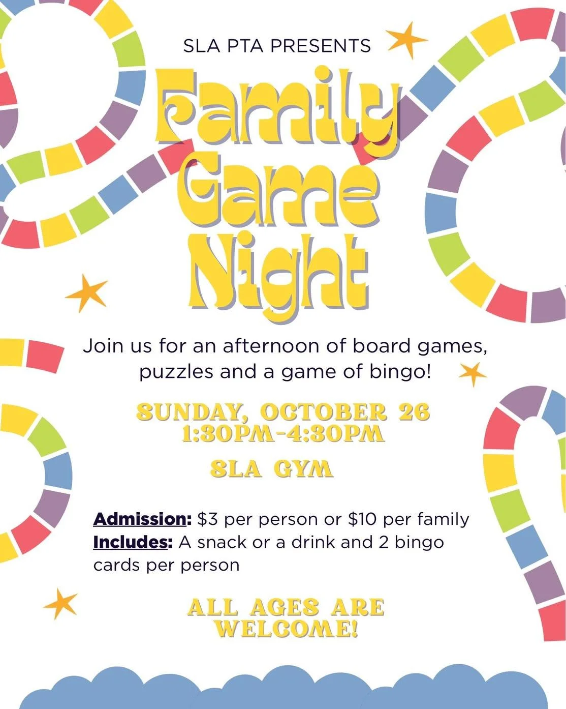 👀Looking for some fun in the next few weeks? Look no further than SLA! Be sure to invite your friends and families to join in for all of these great events! 🍁🍂🍃