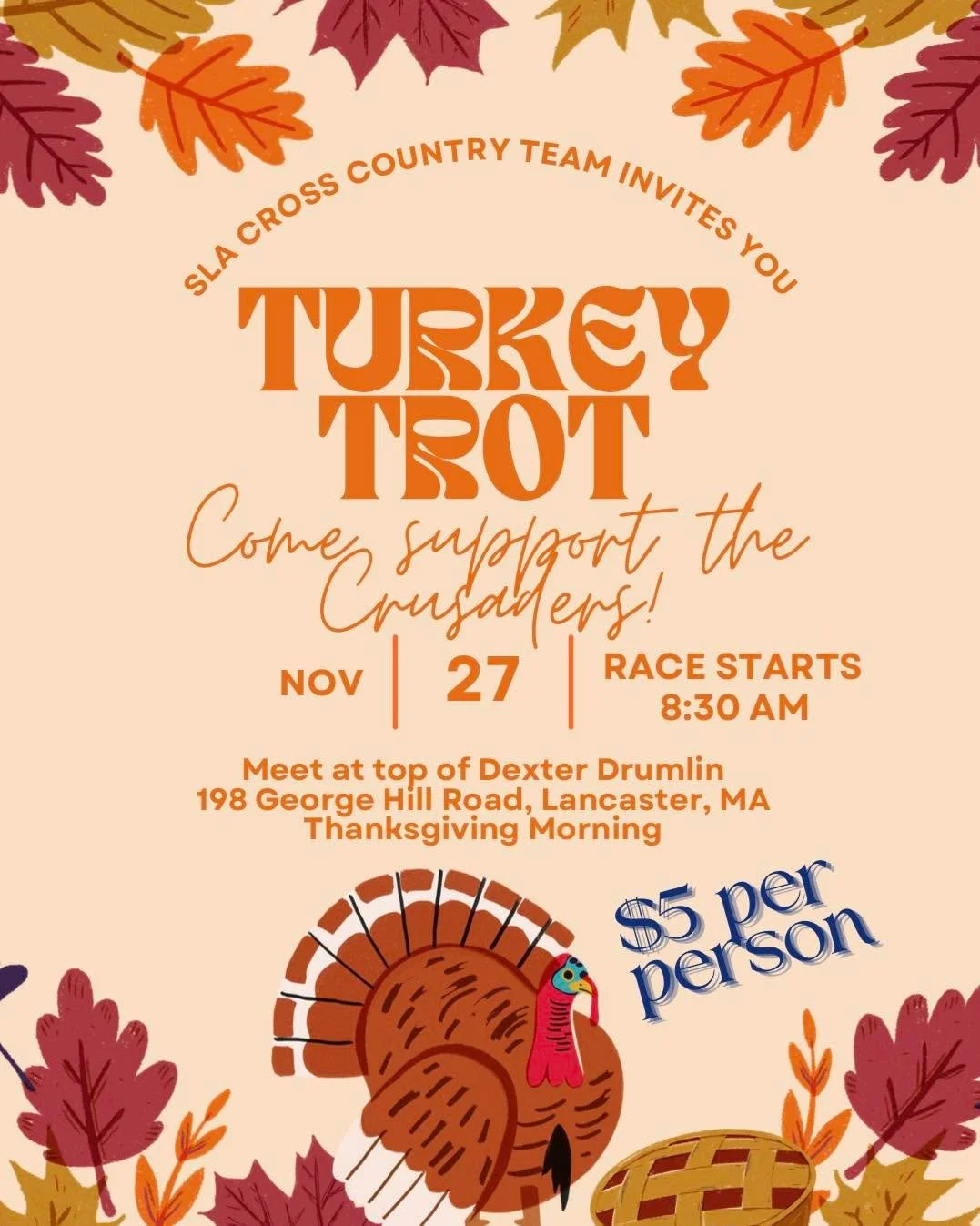 Start of Thanksgiving with SLA and enjoy the crisp morning air. Come on down to SLA&rsquo;s Turkey Trot! 🦃🍂🍁

#TurkeyTrot2025 #turkeytrot #SLAalumni #Fall #Thanksgiving #GrowingTogether