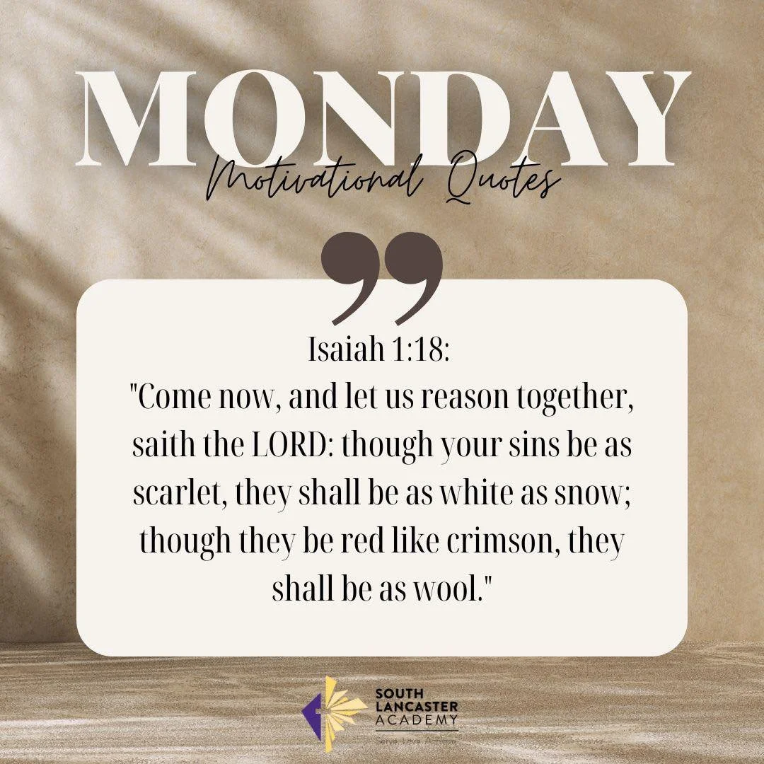 ❄️Monday motivation brought to you from God&rsquo;s word and a BIG snowstorm! Let us be reminded that just as the snow is falling outside, God&rsquo;s forgiveness covers us to make us white as snow.

#snow #day #snowday2026 #SLAFAMILY #biblestrong