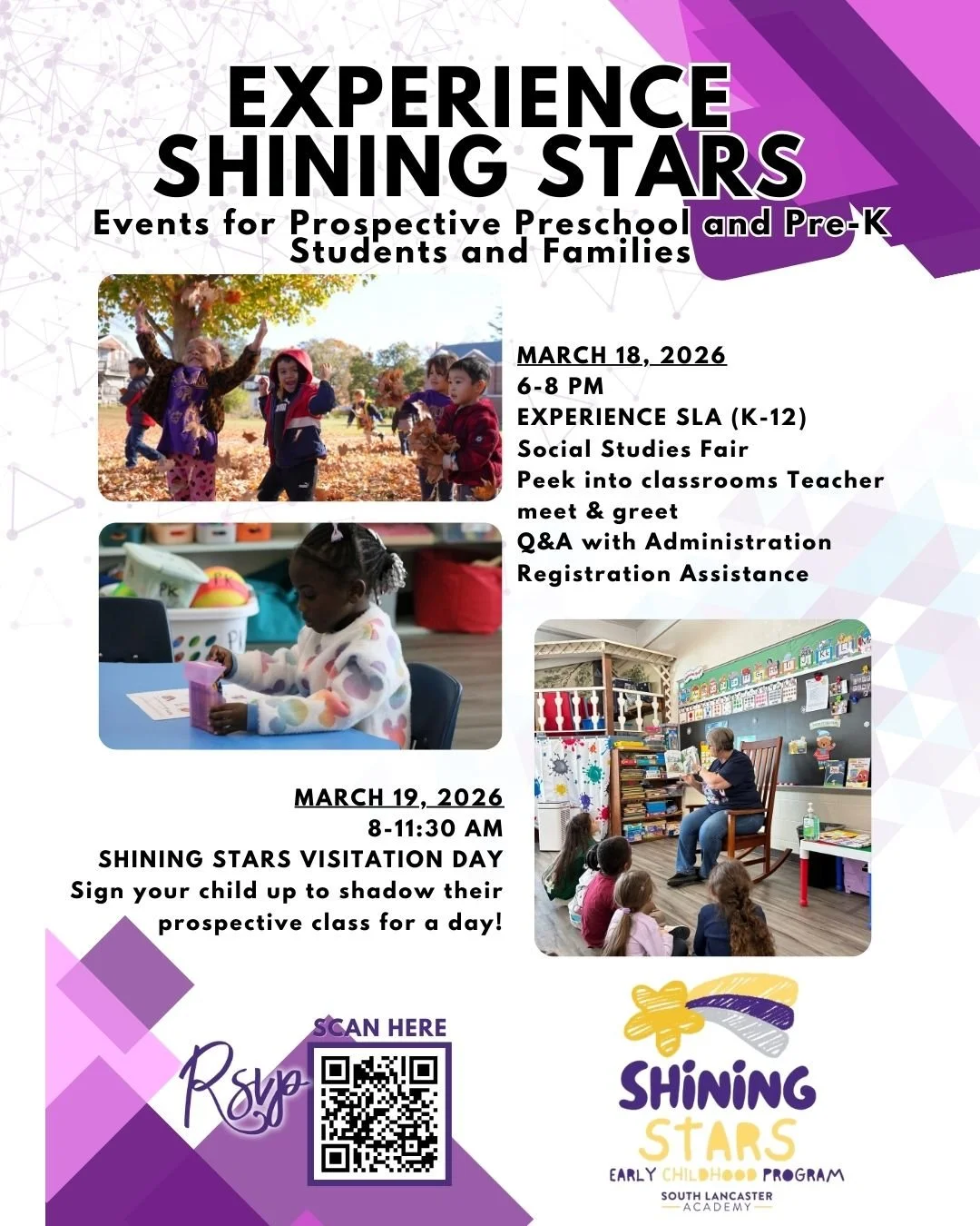 Is it really March?? ❄️ All this snow is making spring feel a LONG time away!

Beat the winter blues by joining us at SLA&rsquo;s Experience SLA events! We&rsquo;d love to see you during our History Fair and our Visitation Day. It&rsquo;s a great opp