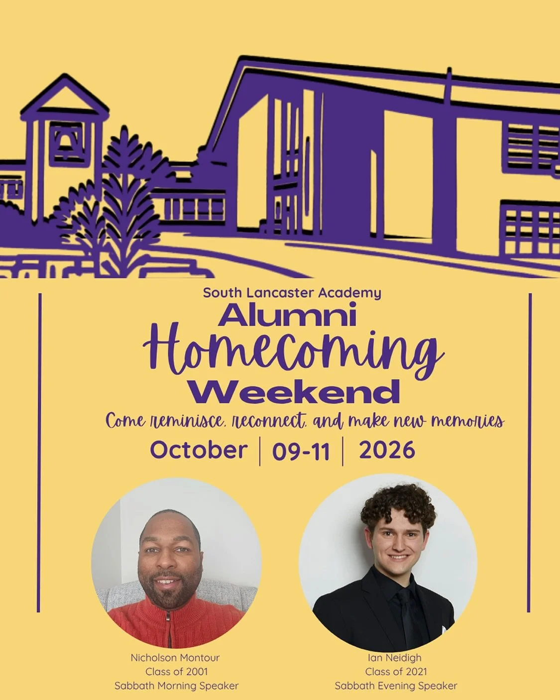 In 186 days we will be welcoming you home. It promises to be a time filled with love, laughs and new memories. More info coming soon!

See you there! #homecoming2026