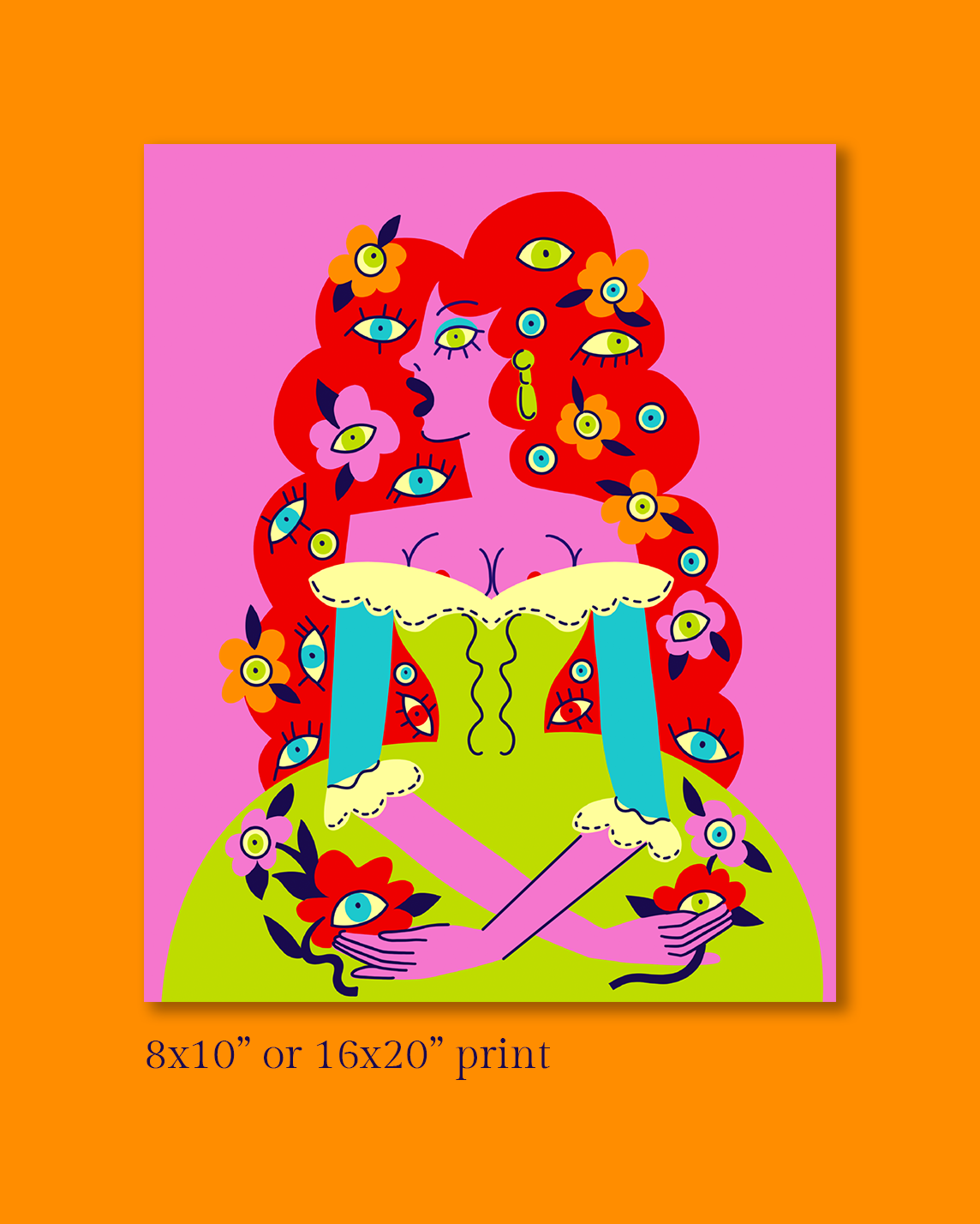 "Party Girl, What Do You See?" print, multiple sizes
