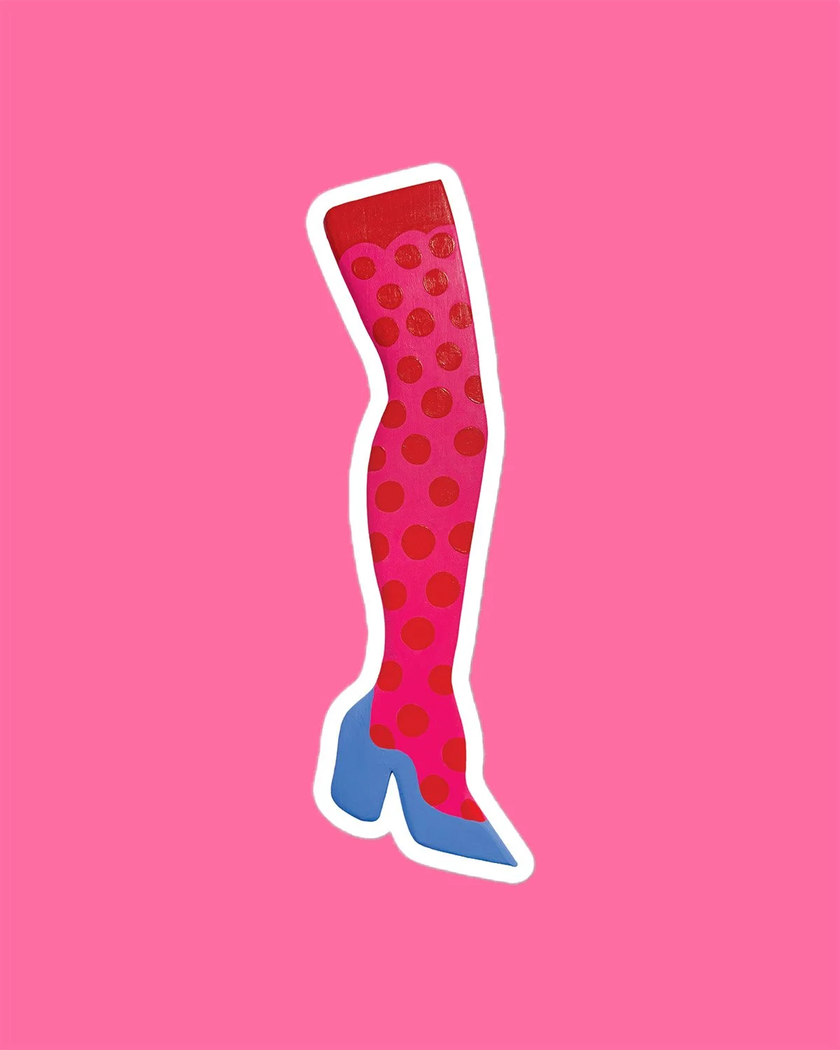 Girly Girl 07 Sticker 4x5" sticker