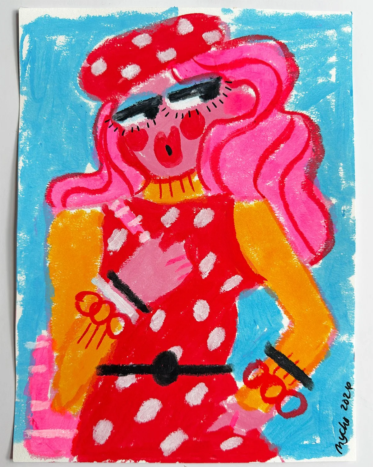 “Chely" 9x12" Painting on Paper