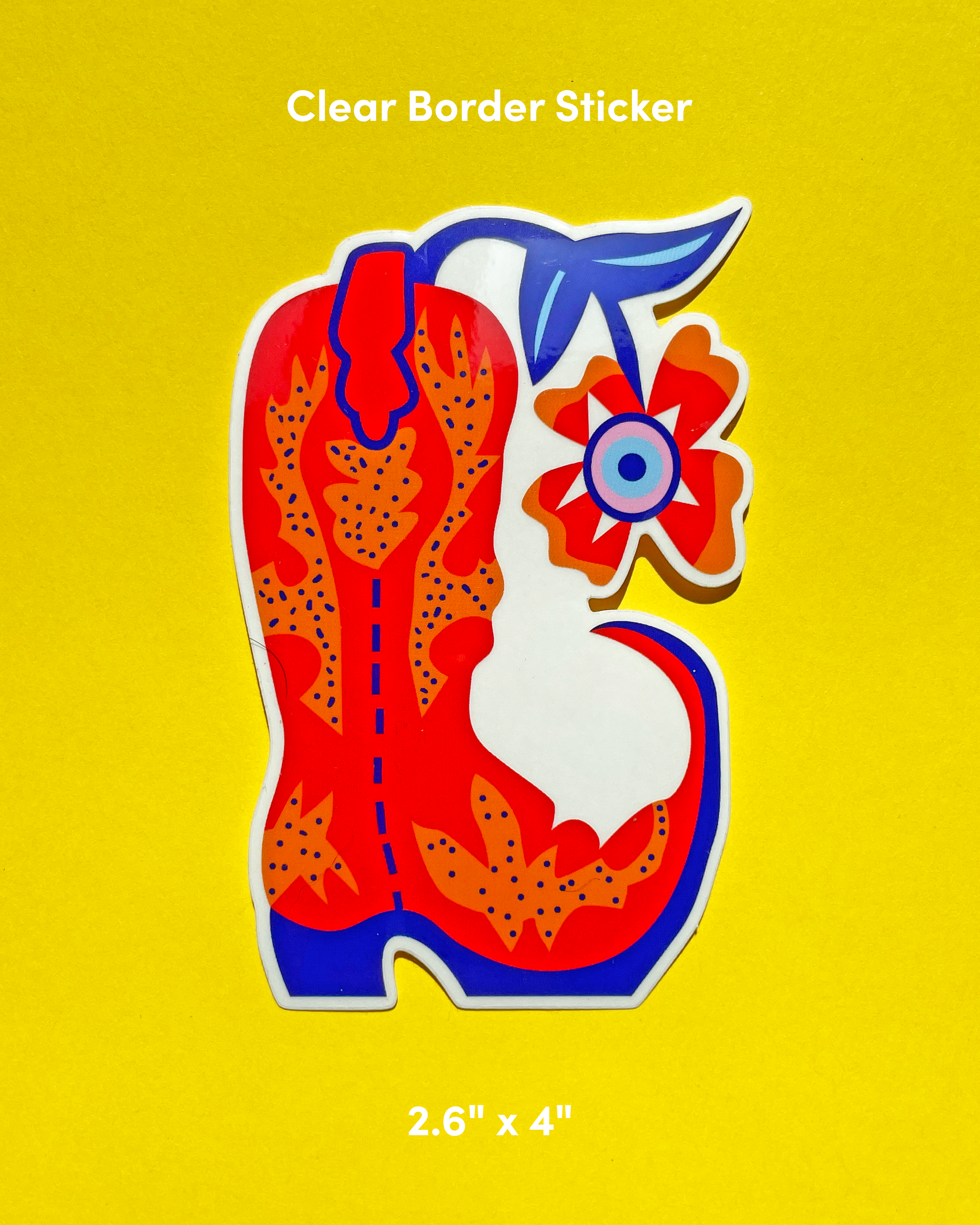 "15 Year Boot" Sticker, 2.6" x 4"