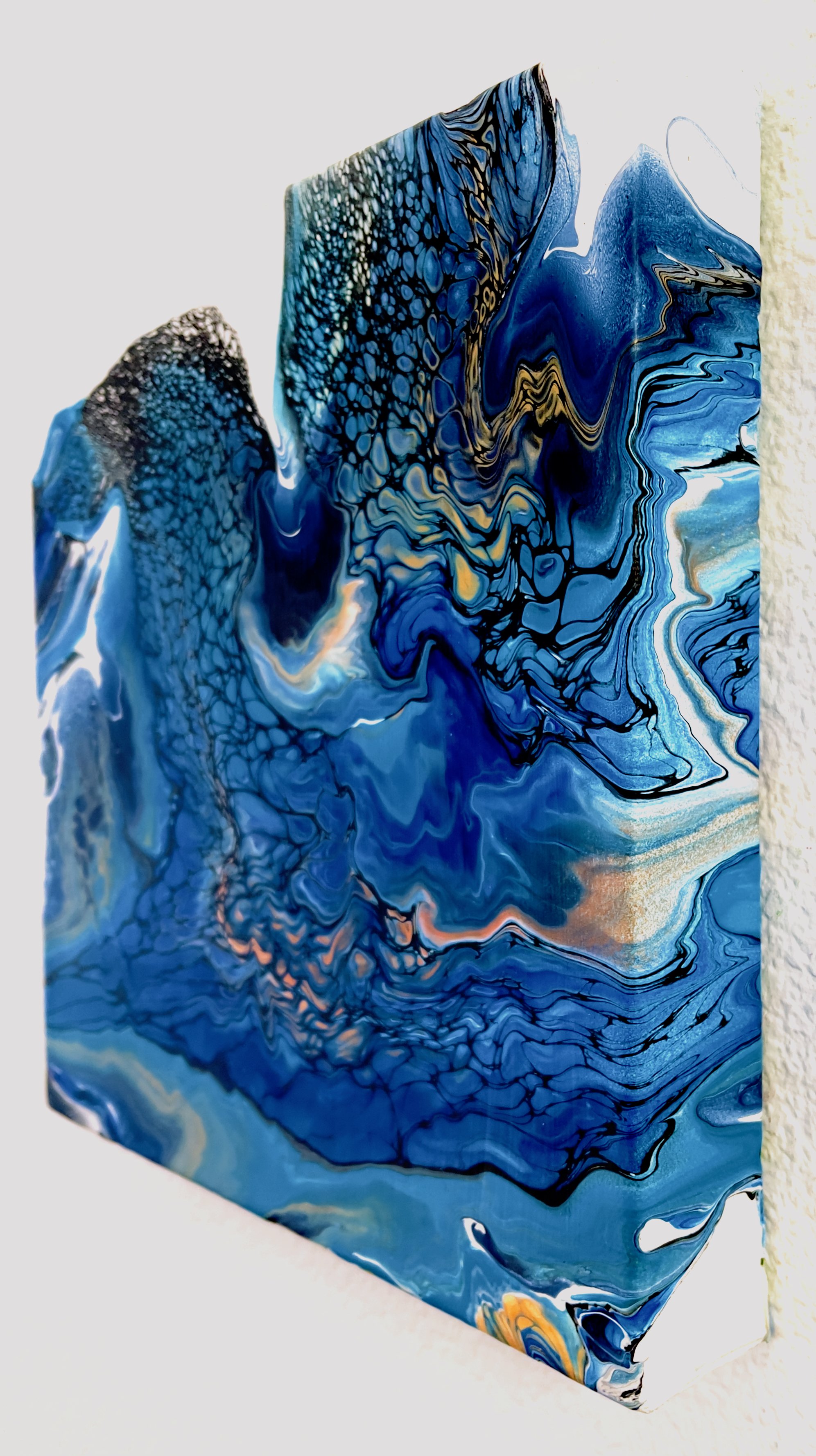 Blue Water Abstract Painting
