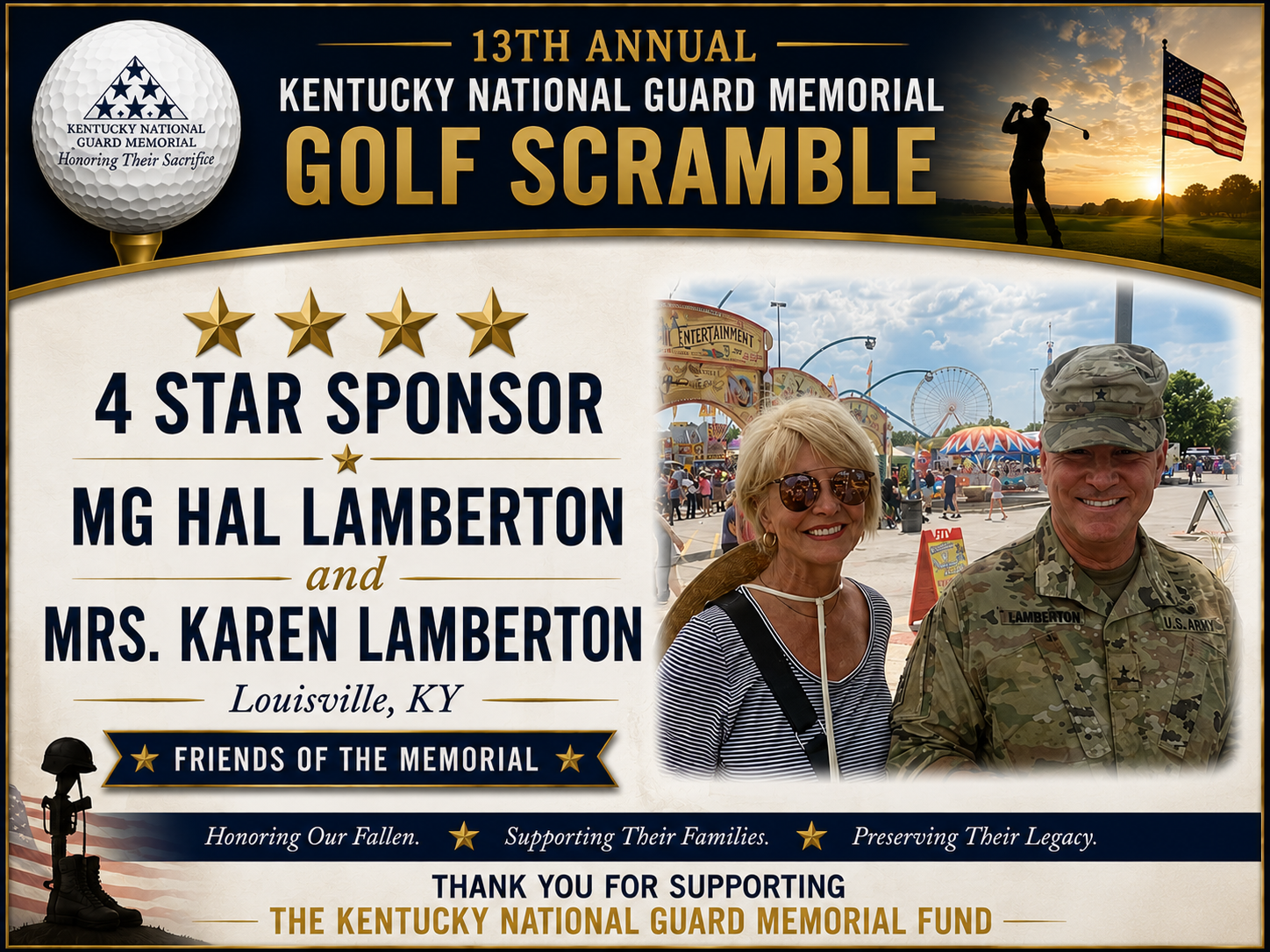 MG Hal Lamberton & Mrs. Karen Lamberton
