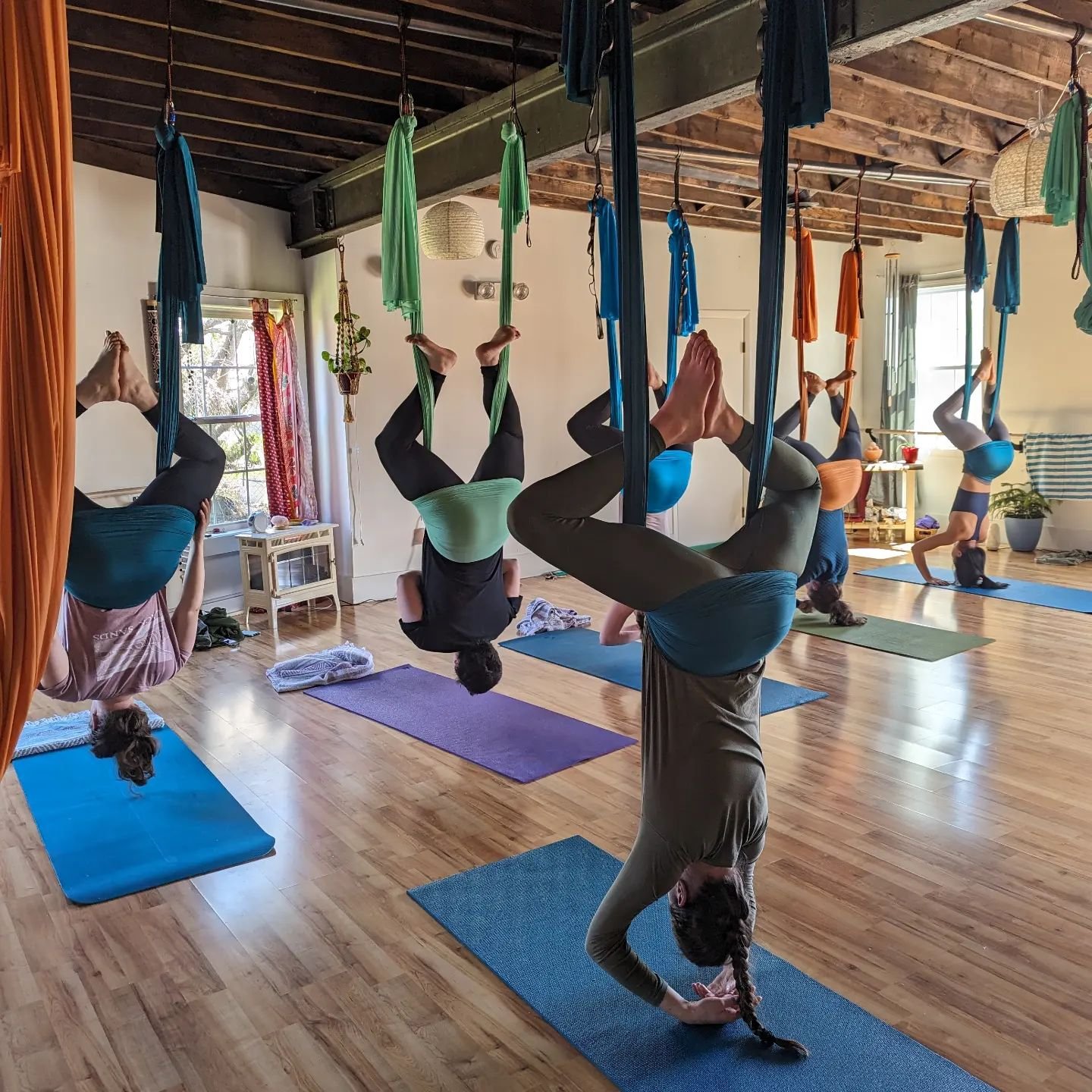 🌊

Aerial Yoga every day
Aerial Intro/ Refreshers Sat May 11th &amp; 18th
Yin Yoga with Reiki
Floating Yoga Nidra &amp; Sound Baths
Reiki &amp; Tea Ritual Sat the 20th
Manifesting with the Goddess Sun the 21st
Restorative Yoga Reiki &amp; Massage Ma