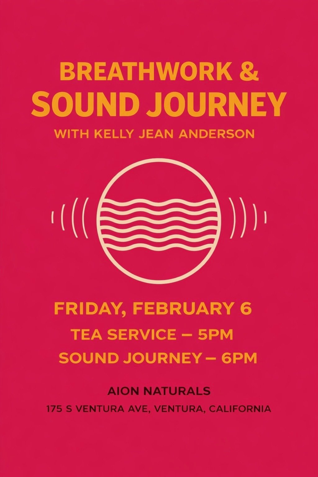 Breathwork &amp; Sound Journey with Kelly Jean Anderson | Feb. 6th