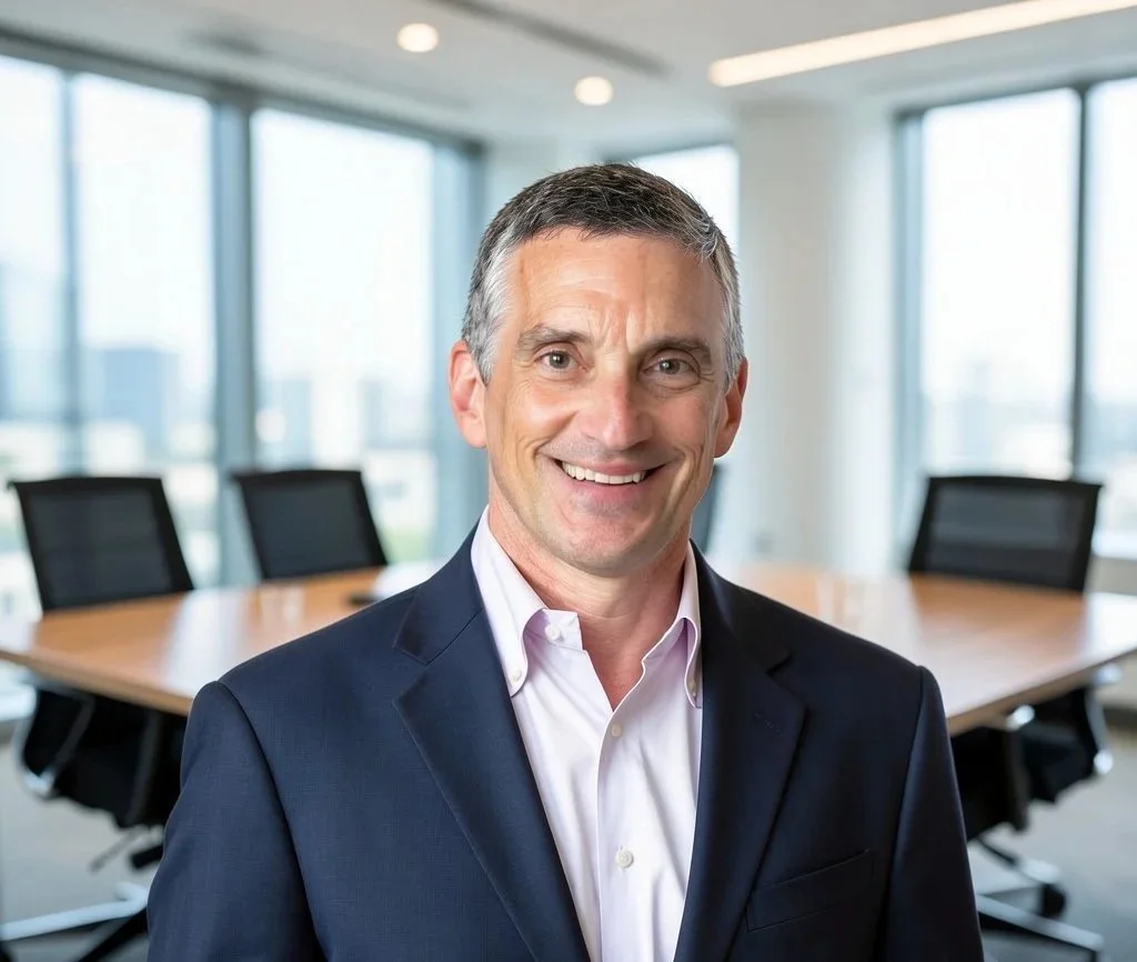 Jim Baldinger professional mediator in a conference room