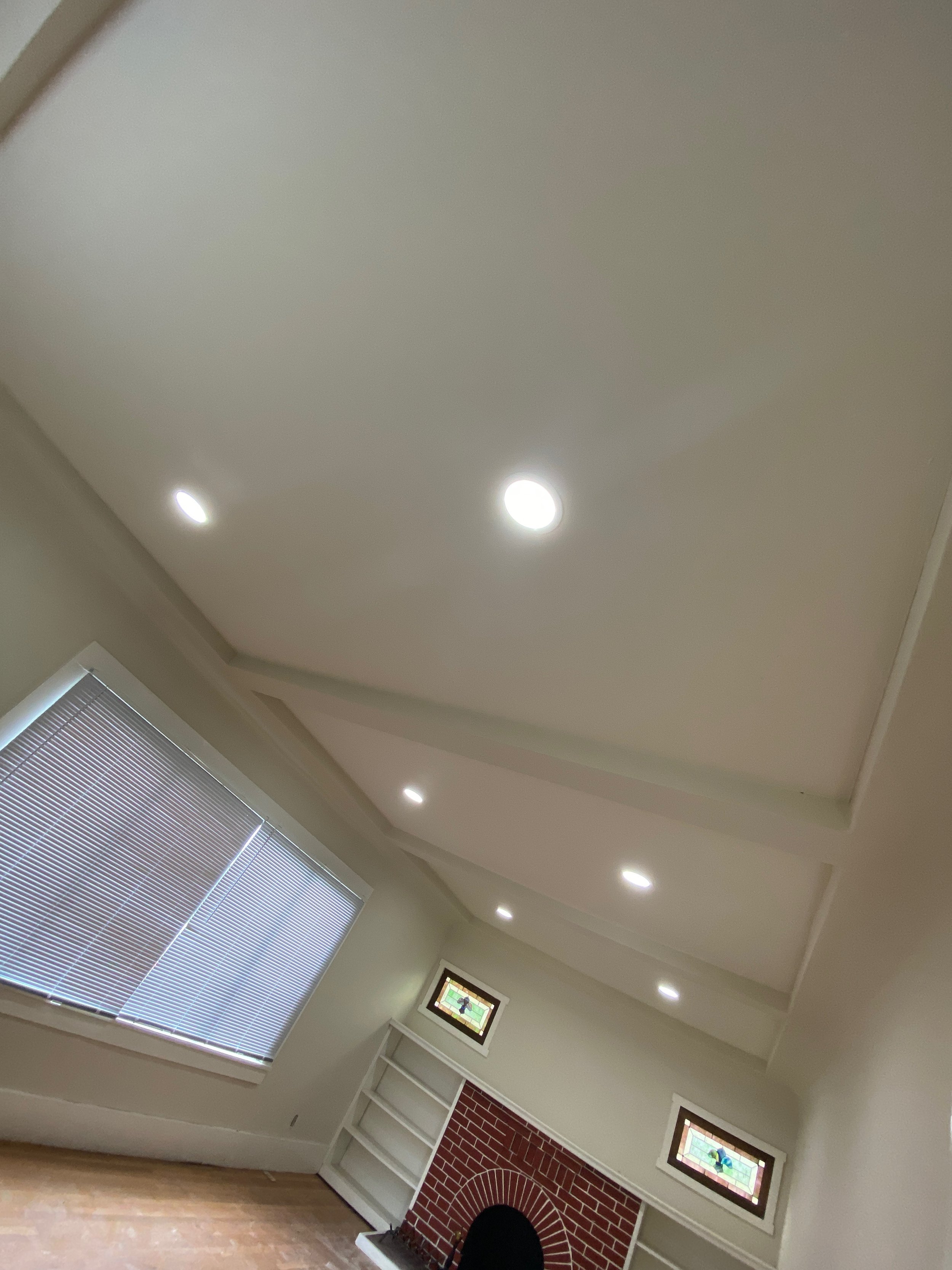 After Recessed Lighting