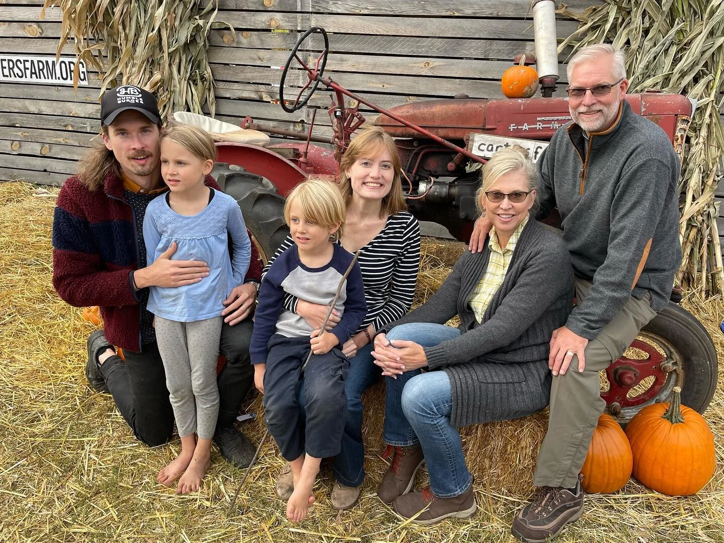Down on the farm enjoying family time and celebrating fall.