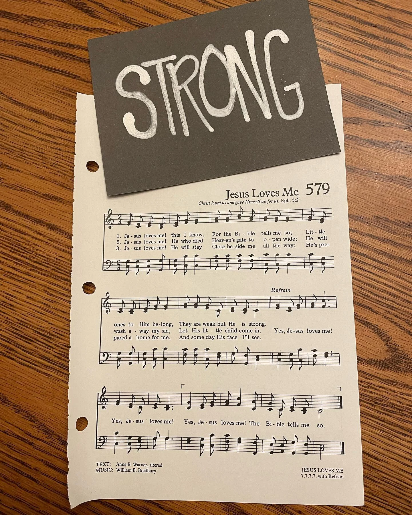 October Word of the Day #1: STRONG 

Where do you see the word Strong in God&rsquo;s word?
