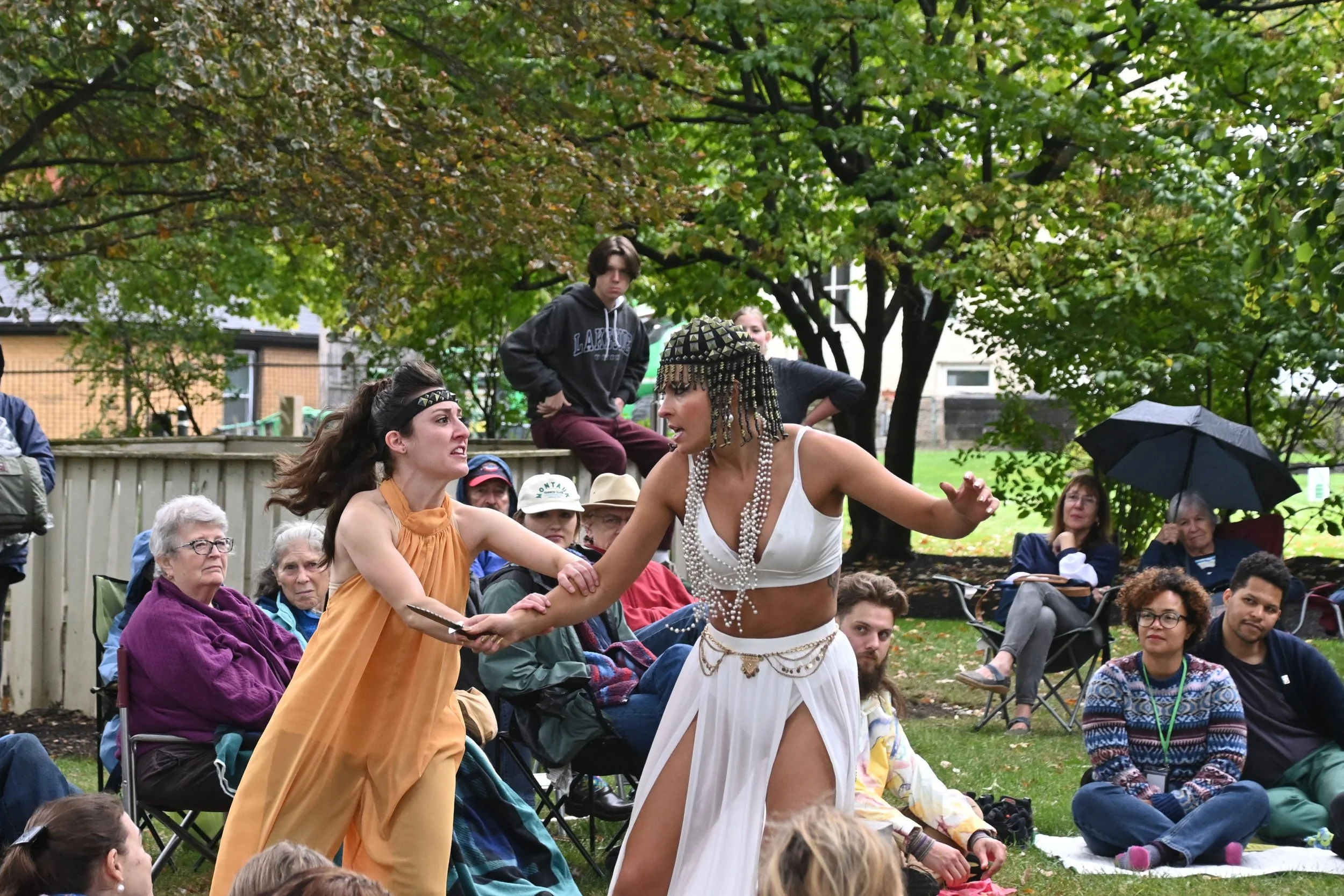Charmian in Cleopatra and Antony Pittsburgh Shakespeare in the Parks Directed by Jennifer Tober Photo by Cat Aceto
