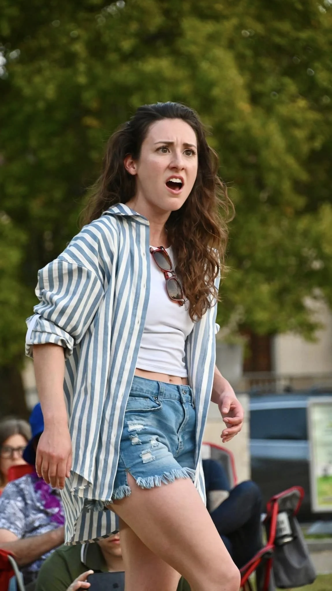 Viola in Twelfth Night Pittsburgh Shakespeare in the Parks Directed by Nick Hrutkay Photo by Cat Aceto