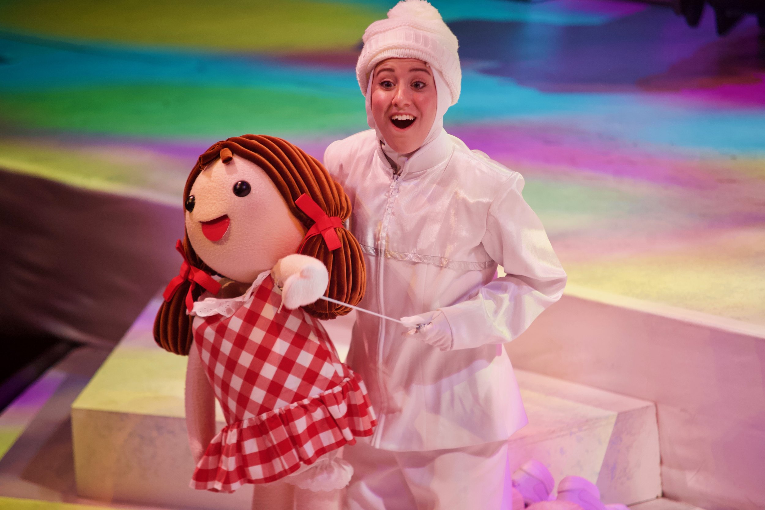 Dolly in Rudolph the Musical Broadway Series South Directed by Alan Coats