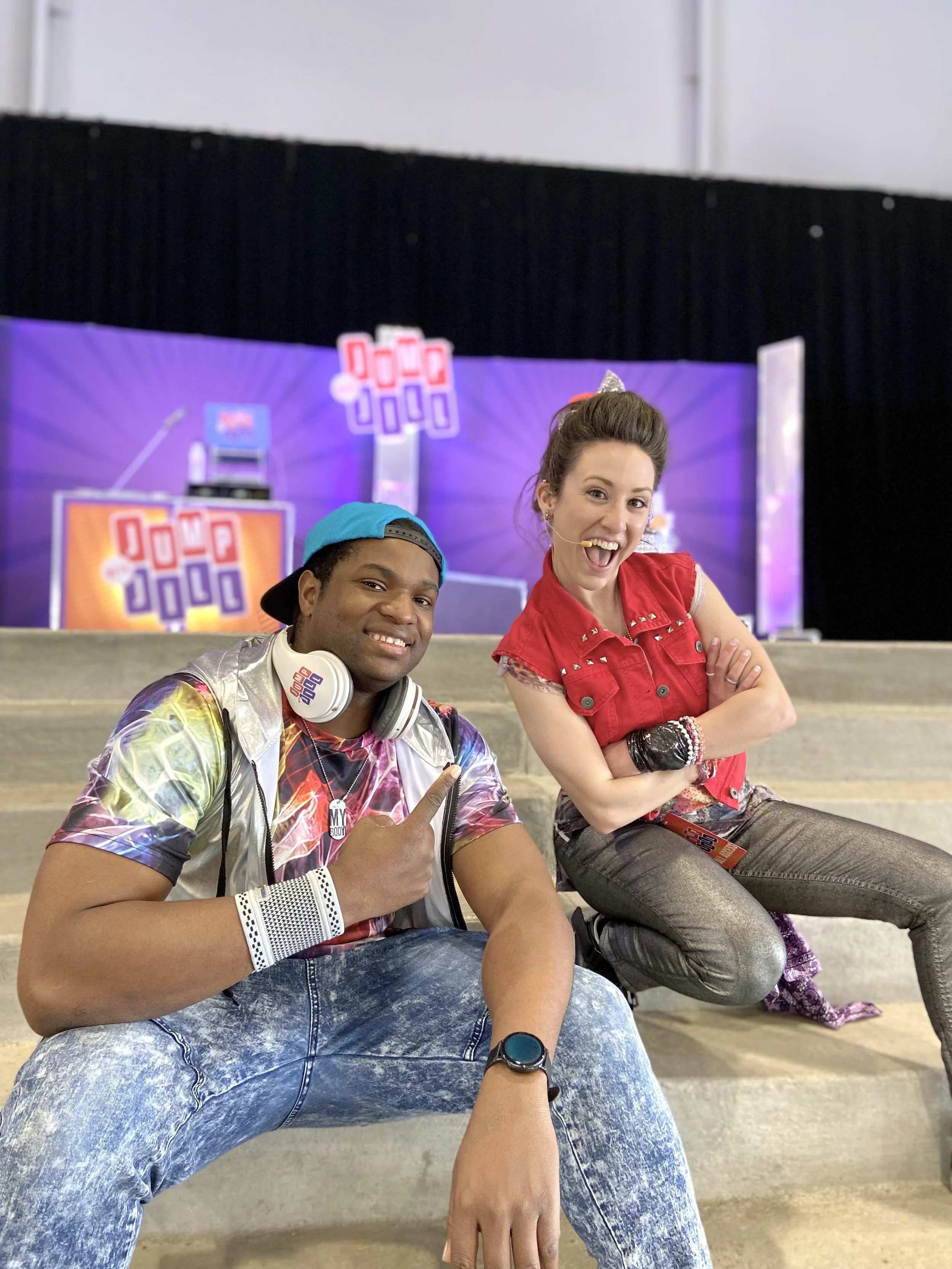 Jill in The Jump with Jill Live Tour, Rocking schools and public events across the US