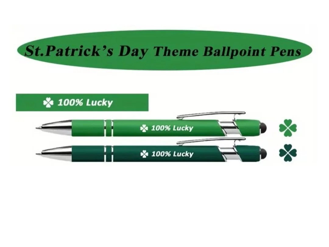 Irish-St+Patricks+Day-Green-Ballpoint-Pens-100-Percent-Lucky.jpg