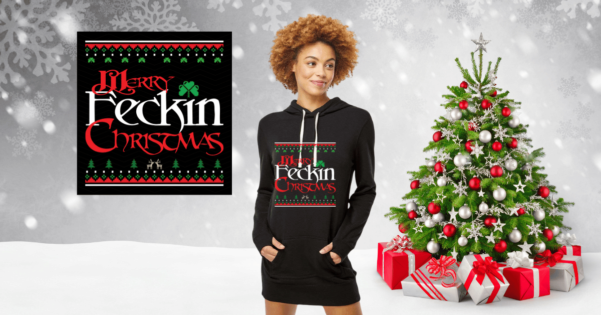 white christmas dresses Christmas Fashion Long Sleeve Dress For Women – My Store main image 1