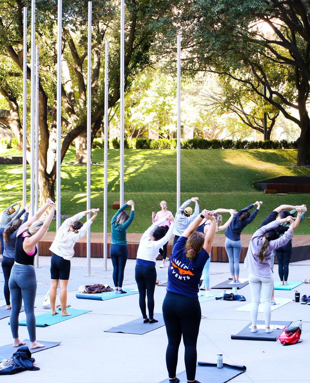 Join us this Sunday for complimentary yoga in the plaza with @swiftfitsocial then treat yourself with a little pick-me-up from @desnudocoffee