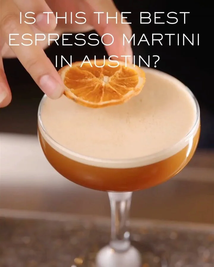 The best espresso martini in Austin? Look no further than @ellisofaustin 🍸