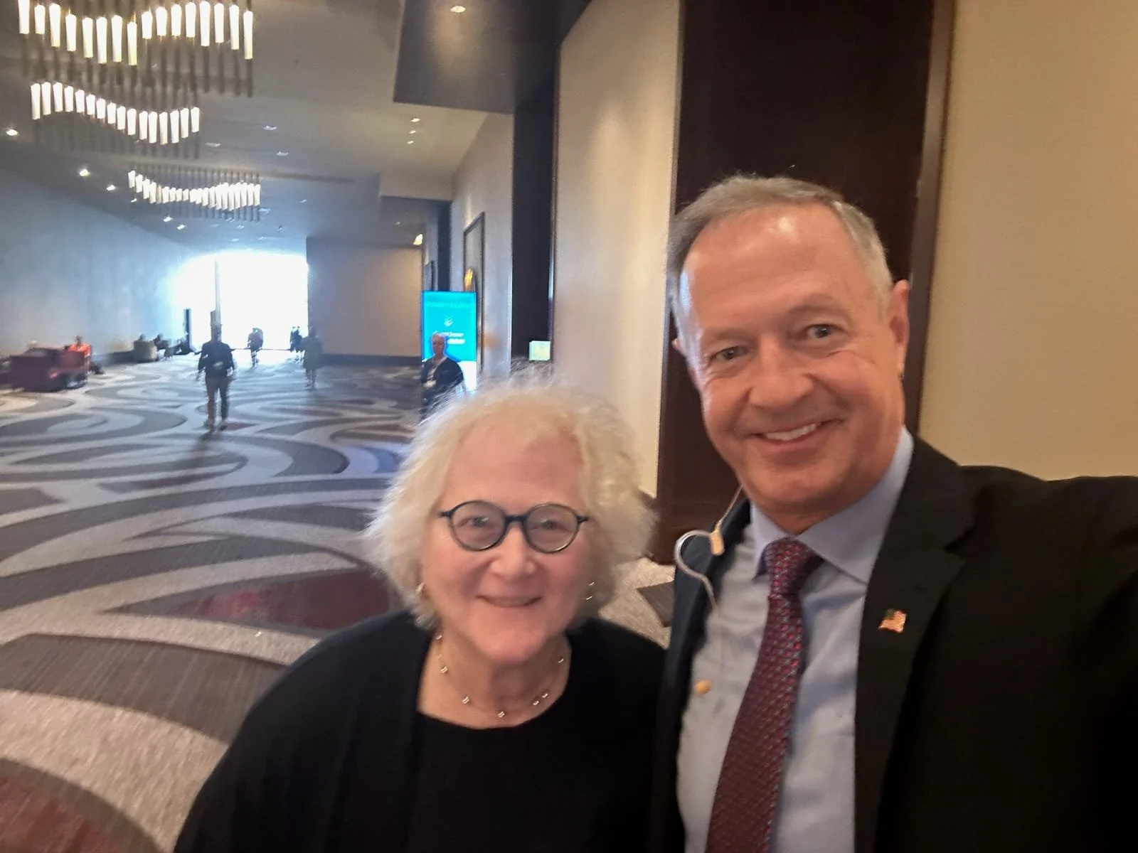 Beth Alpert with Commissioner of Social Security Martin O'Malley