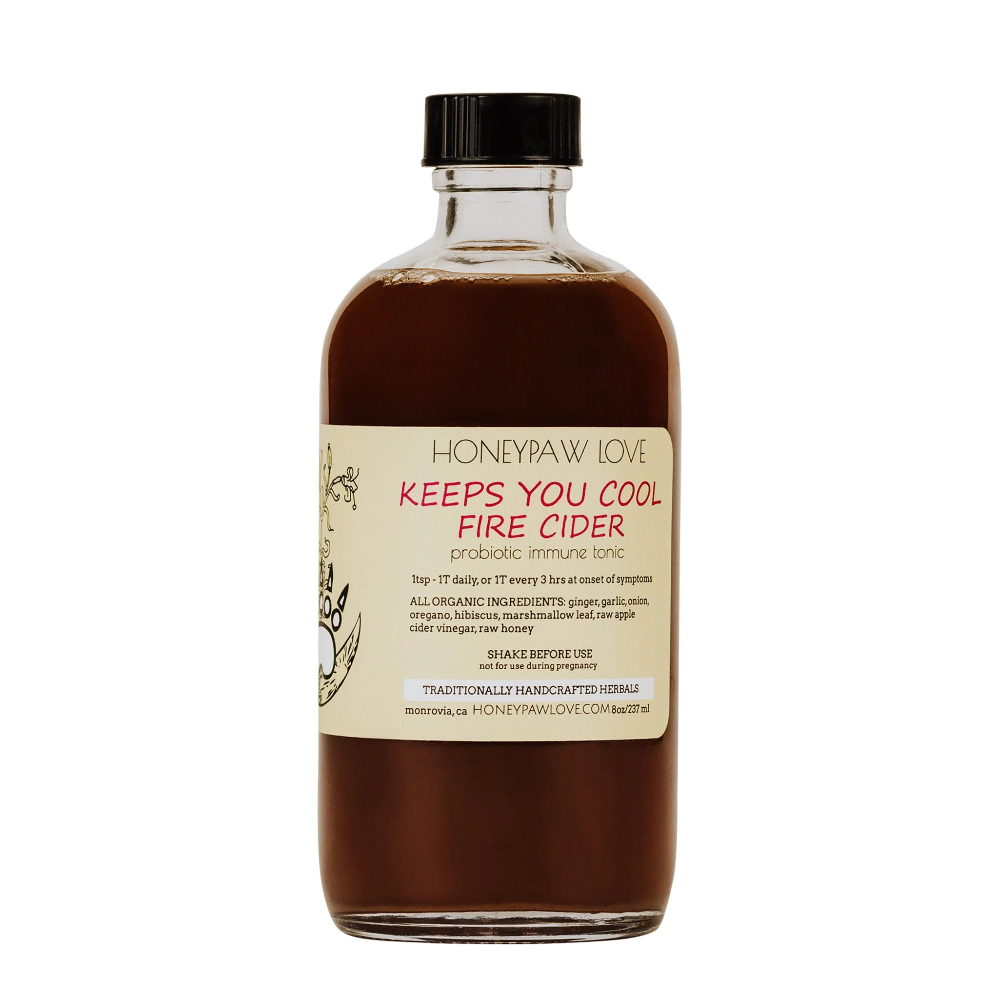 Hibiscus Fire Cider Immune Tonic