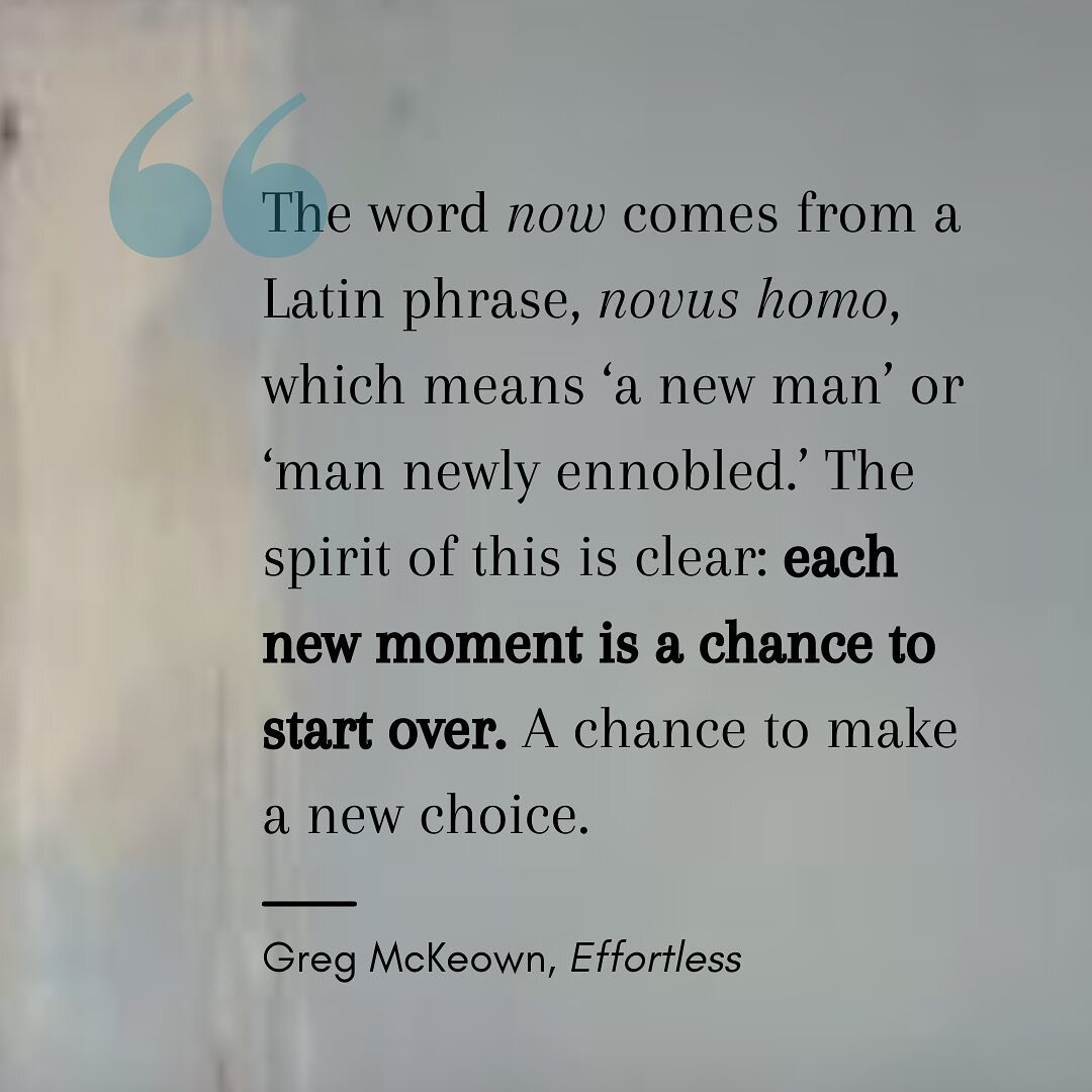 Don&rsquo;t let those New Years Resolutions &ldquo;missteps&rdquo; get you down! They&rsquo;re part of the process&hellip; learn from them and make a choice to focus on what is NEXT.
.
.
.
@gregorymckeown #effortless #essentialism #newyearsresolution