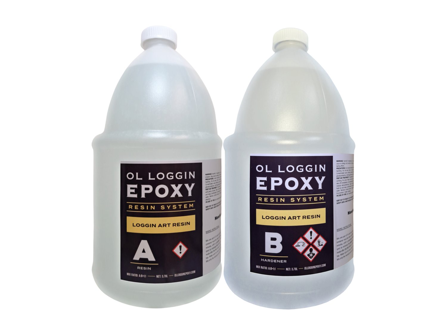 Ol Loggin Epoxy 2 Gallon Kit Art Resin – Unique Wood Supply and