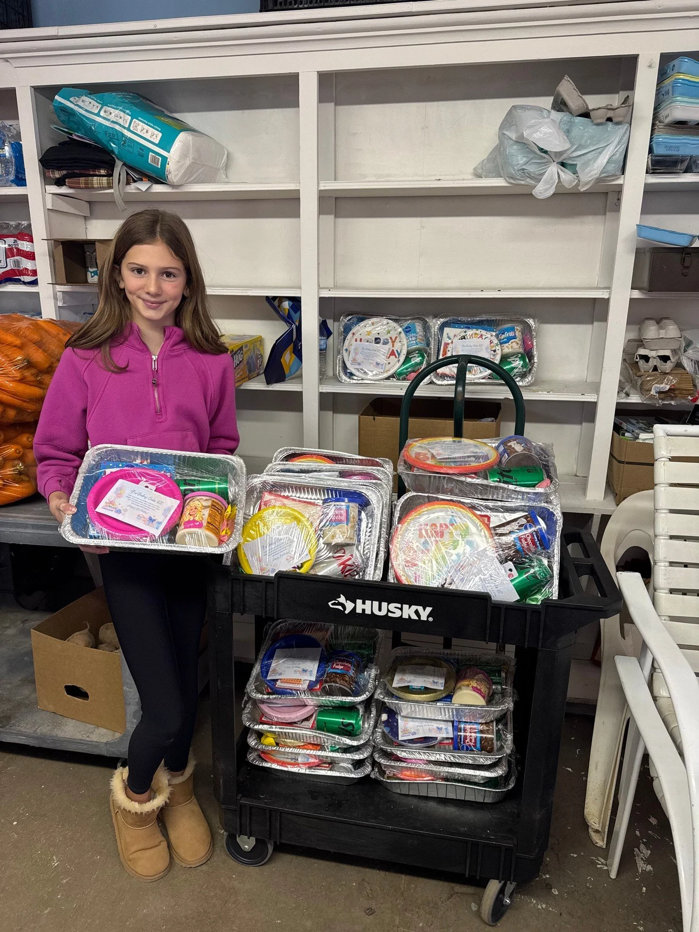 💙 Spreading Birthday Joy in Our Community 🎉

Aubrey Elmore collected donations to create birthday cake kits for families served by local food pantries and delivered them today to South Hill Bread Box in South Hill and Ray of Hope Food Pantry in B