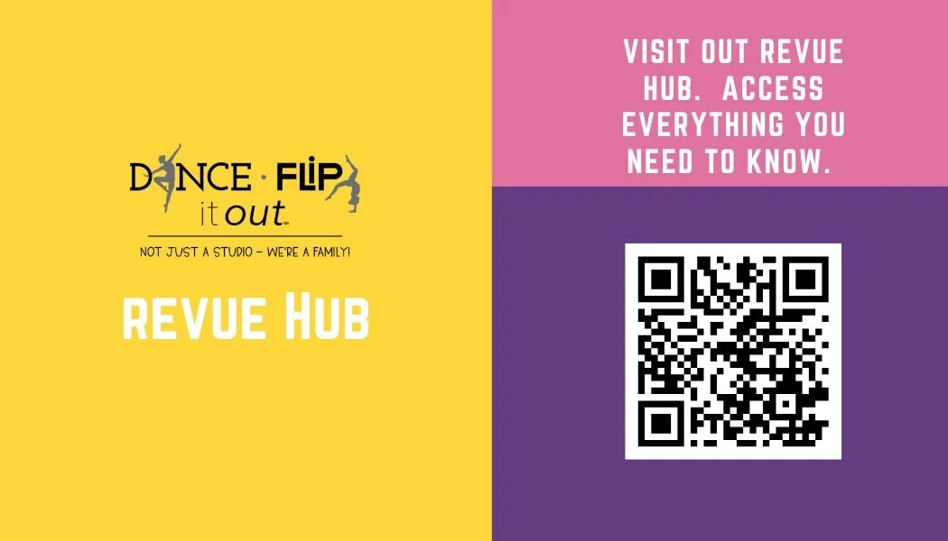 🎭✨ Revue Season is Here! ✨🎭

Our Revue Hub is your one-stop spot for everything recital! Find important dates, schedules, costume info, ticket details, and more.

📱 Scan the QR code or visit:
https://www.rfr.bz/ib39e66

Be sure to check it 