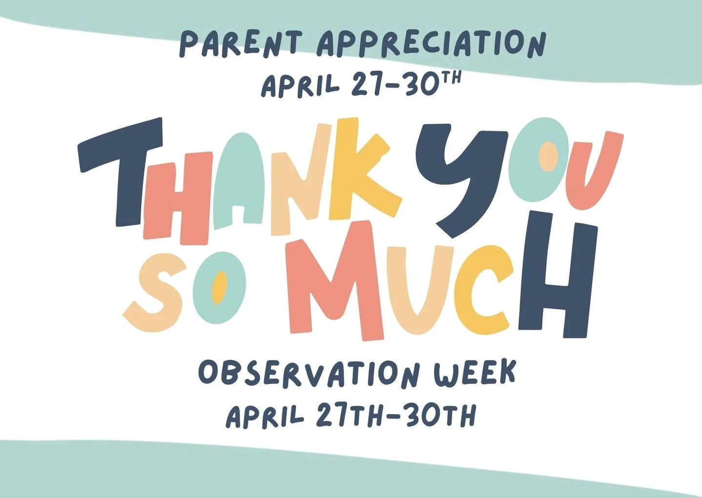 💙 Parent Appreciation Week 💙
📅 April 27th&ndash;30th

We are so excited to celebrate our amazing dance and gymnastics families during Observation Week! 🎉

From April 27th&ndash;30th, we invite you to come into the studio and see your child s