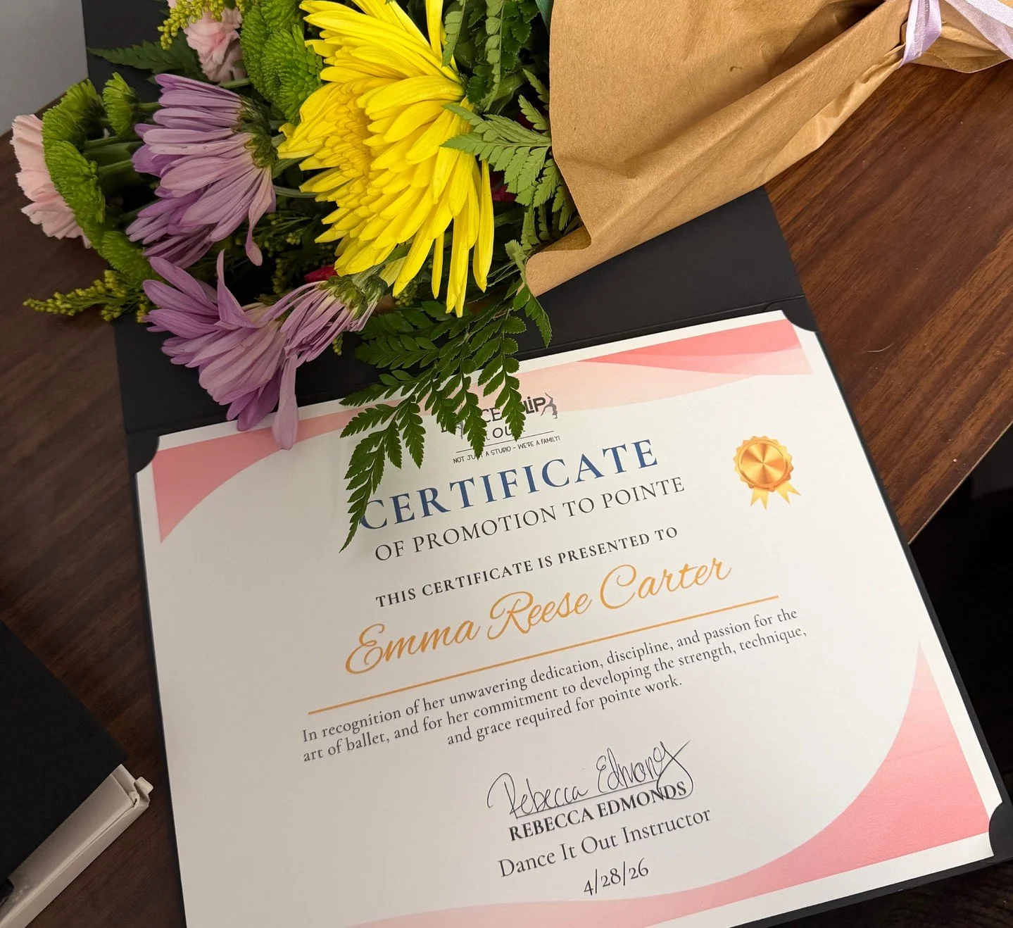 ✨ Big Congratulations! ✨

We are so proud to announce that Peyton, Emberlyn, and Emma have been promoted to pointe! 🩰

This is such a special milestone in a dancer&rsquo;s journey&mdash;one that reflects years of hard work, strength, dedication,