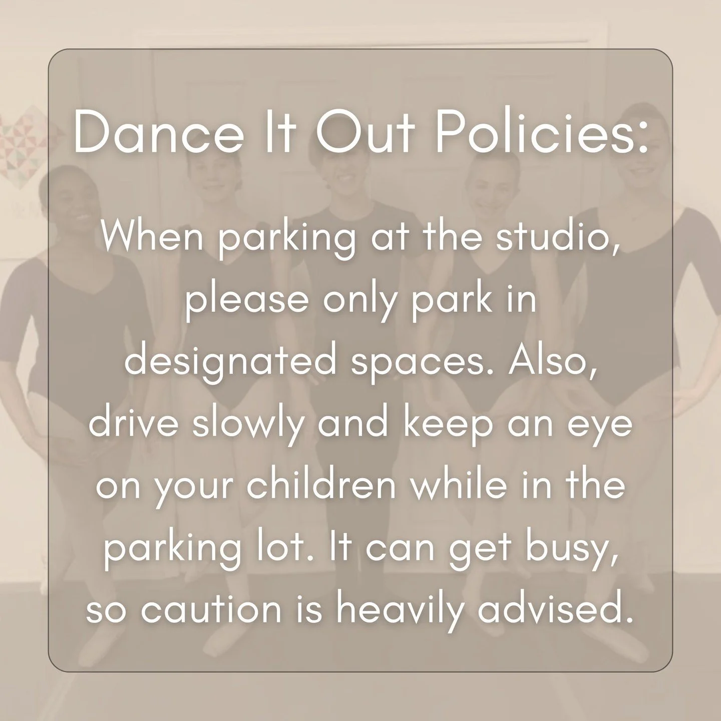 🕺Our Policies&hellip;

Parents are only allowed to park in designated parking spaces.