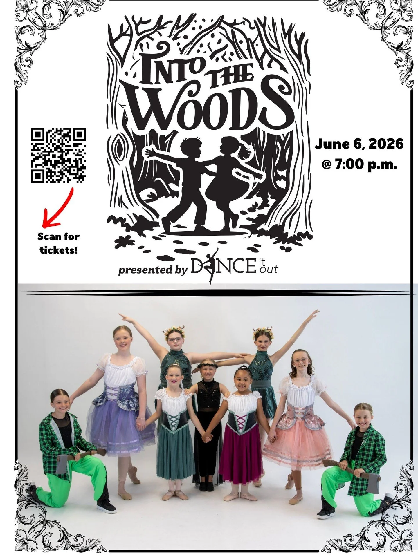 🎟✨ Tickets Are ON SALE NOW! ✨🎟

The wait is over&mdash;grab your seats for our 2026 Dance It Out Revue before they&rsquo;re gone! 🌲🍭

Join us on June 6, 2026 for a magical day of storytelling, dance, and unforgettable performances:
🕝 2:30 p.m. &