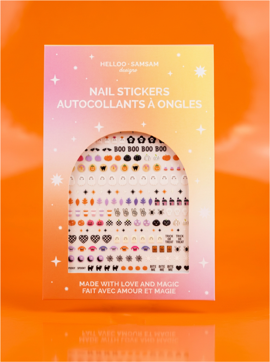 Trick or Chic Nail Stickers