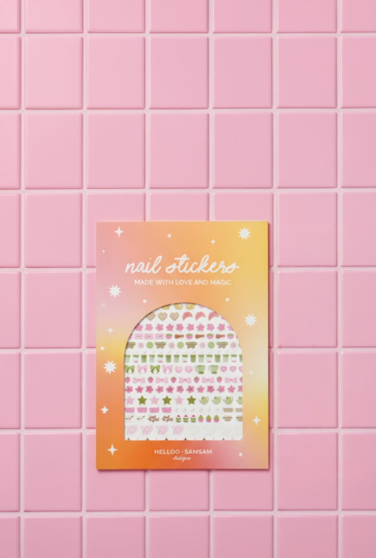 Matcha Nail Stickers
