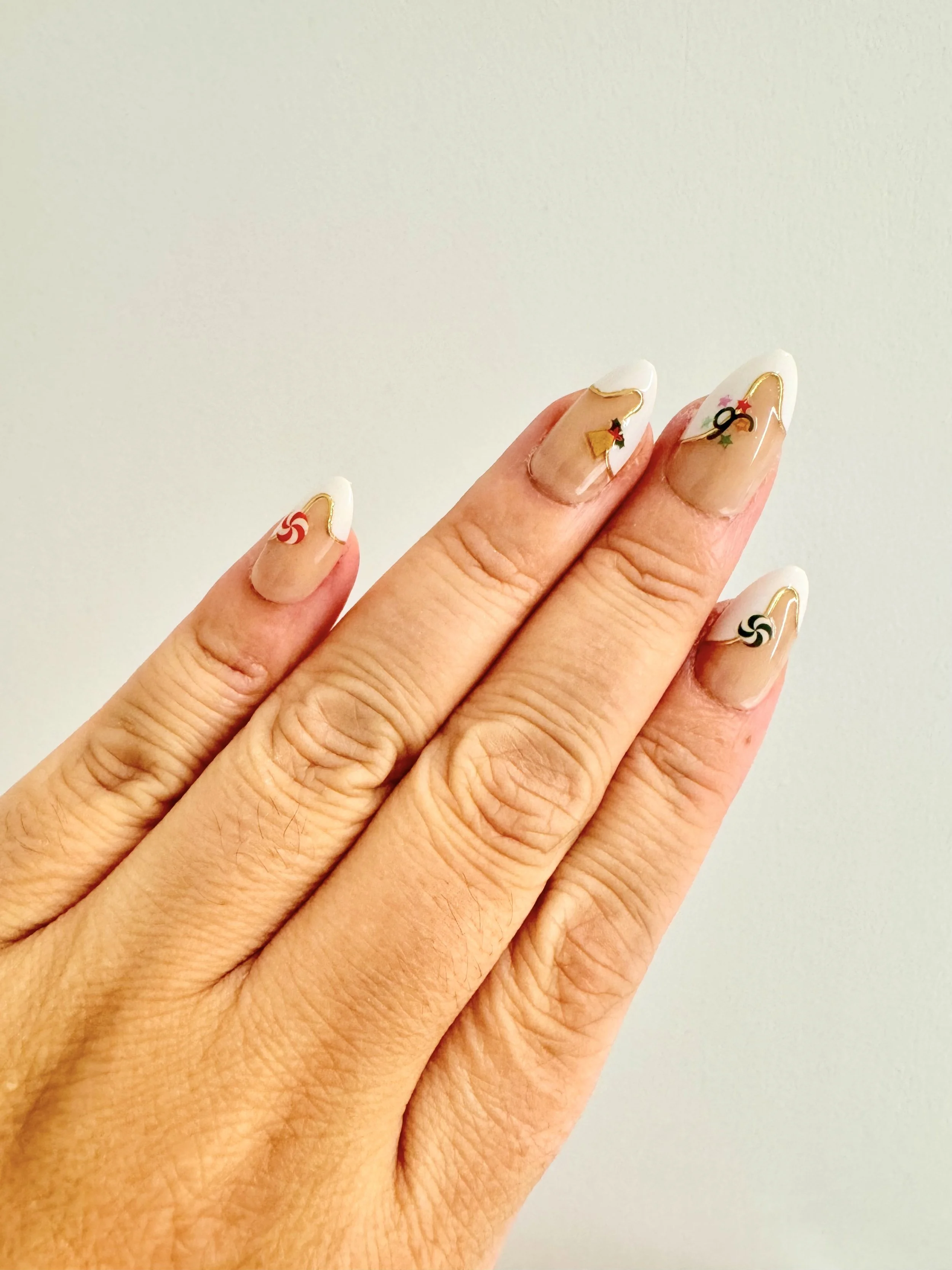 christmas joy nail stickers