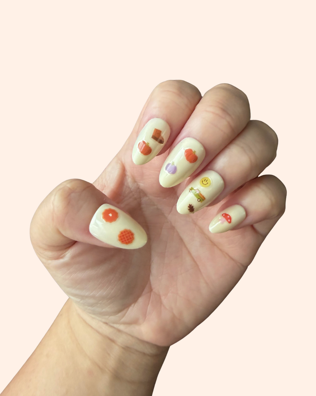cozy fall nails