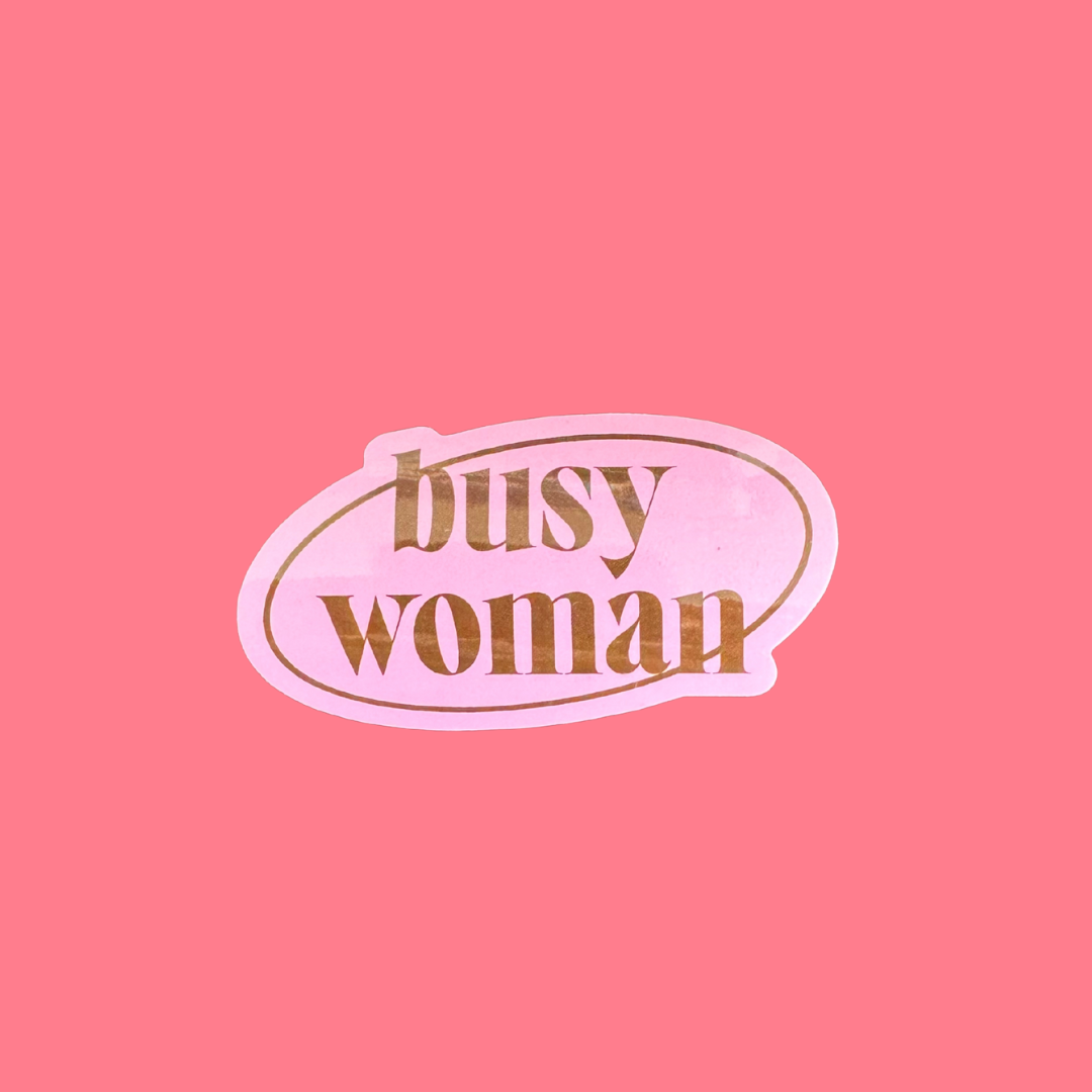 Busy Woman Sticker