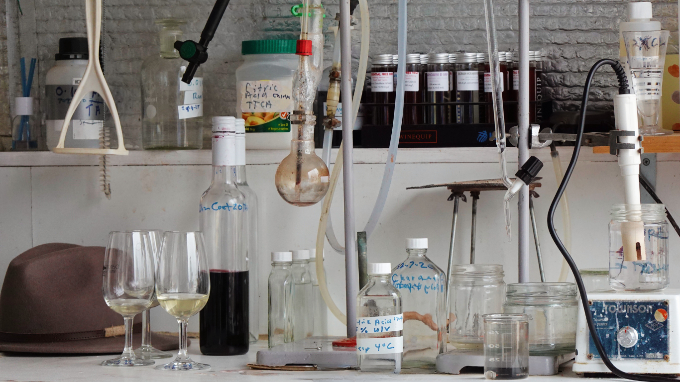 Barritt Vineyards Winery Laboratory