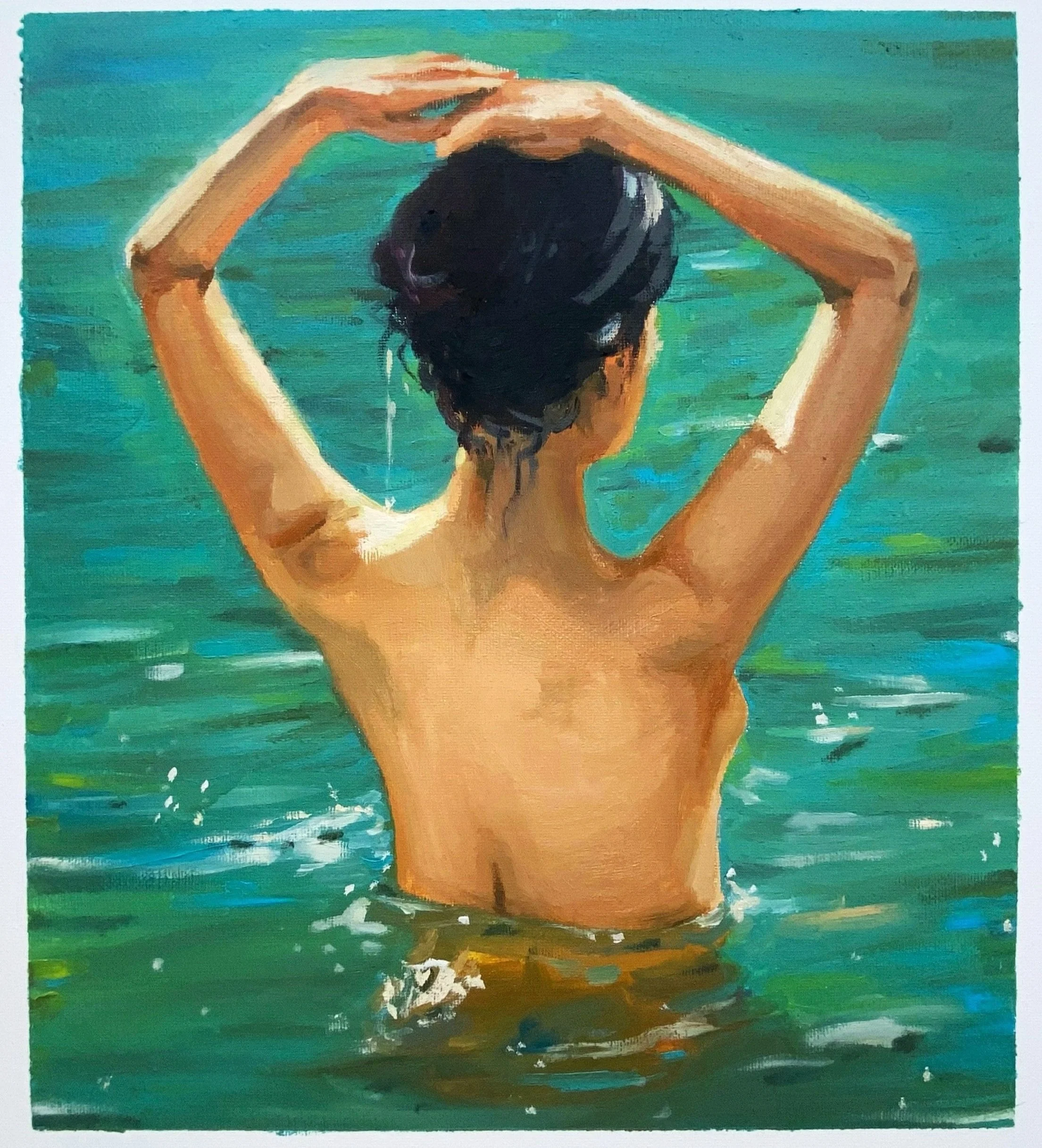 water study (2022) - oil on canvas