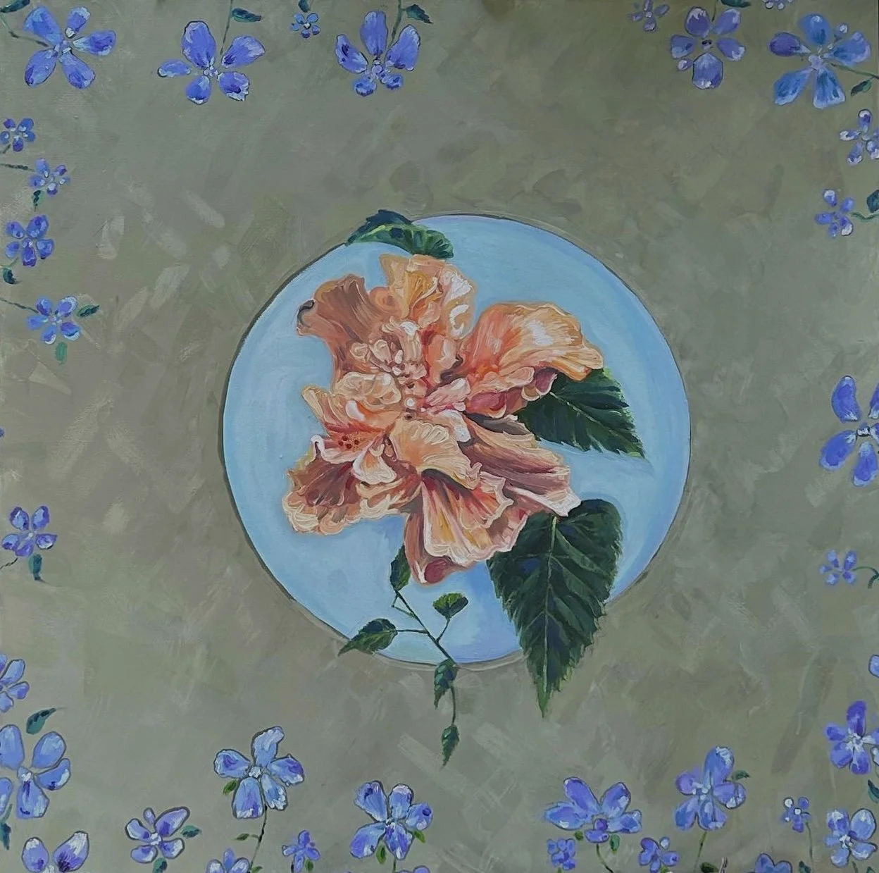 el jardin (2023) - oil on canvas