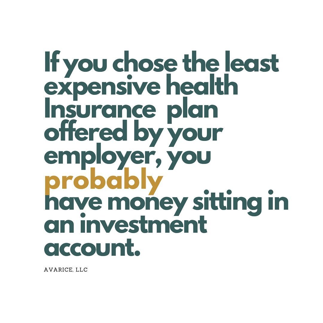 A high deductible health plan usually means that your employer contributed a lump sum amount into your Health Savings Account.

Once your health savings account reaches a certain minimum, you can invest the funds!
&hellip;

#avarice #financialfreedom